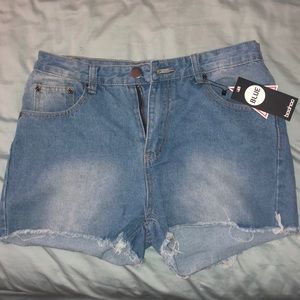 denim shorts
